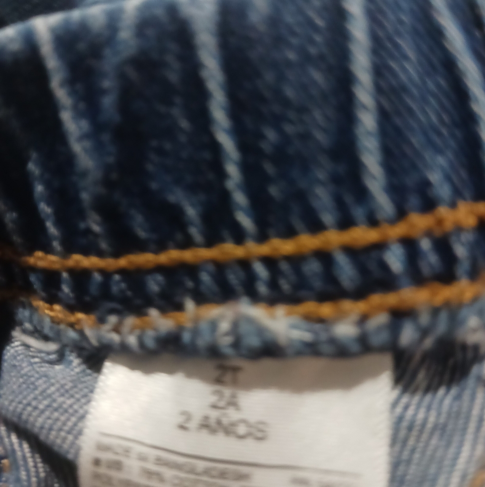 $4 Final Old Navy "Jeggins & Straight Leg Jeans" Sz. 2T Navy Denim - Picture 6 of 8